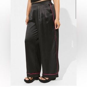 Torrid wide leg satin high rise pants